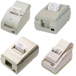 Papierrollen wit/geel 76x70x12 Epson TM200/210/300 - DB1