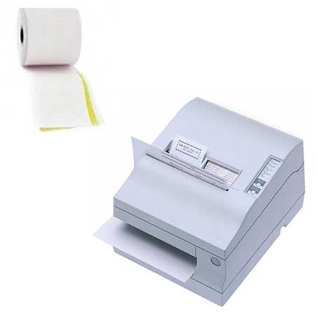 Papierrollen wit/geel - 70x70x12 Epson TM-U950 - DB5