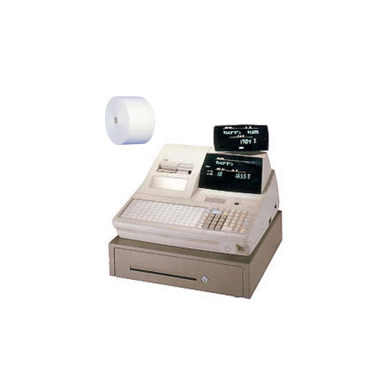 Rouleau papier thermique caisse enregistreuse Casio Sharp Tec TH6