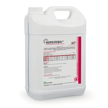 Désinfectant HUVESTERIL Biocide 5 L pour MAXBIO Spray